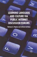 Learning Language and Culture Via Public Internet Discussion Forums