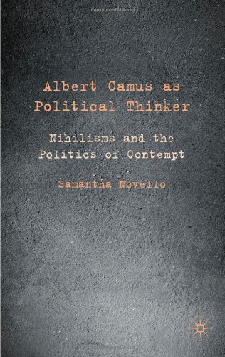 Albert Camus as Political Thinker