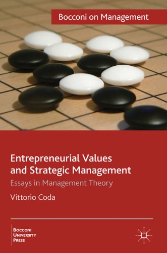 Entrepreneurial Values and Strategic Management