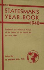 The Statesman's Year-Book : Statistical and Historical Annual of the States of the World for the Year 1940.