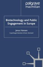 Biotechnology and public engagement in Europe