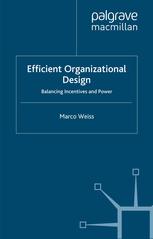 Efficient organizational design : Balancing incentives and power