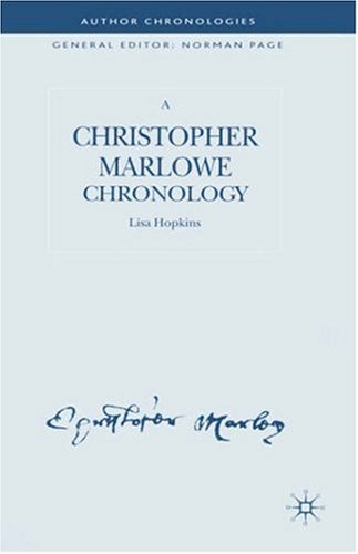 A Christopher Marlowe Chronology