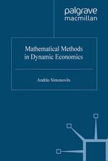 Mathematical methods in dynamic economics