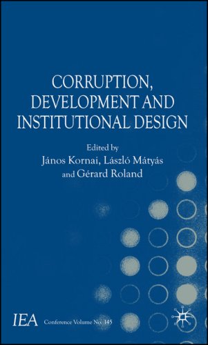 Corruption, Development and Institutional Design