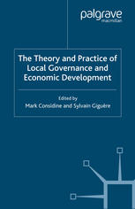 The Theory and practice of local governance and economic development