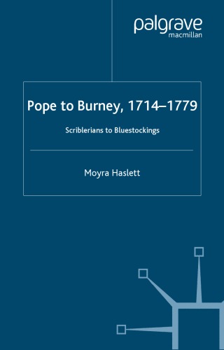 Pope to Burney, 1714-1779