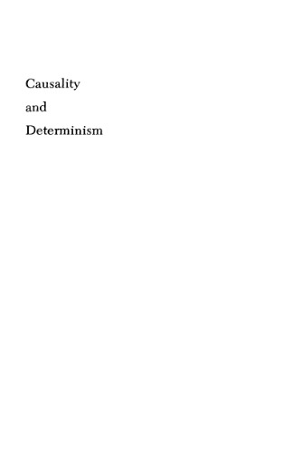 Causality and Determinism