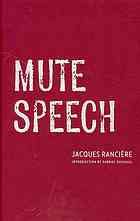 Mute Speech