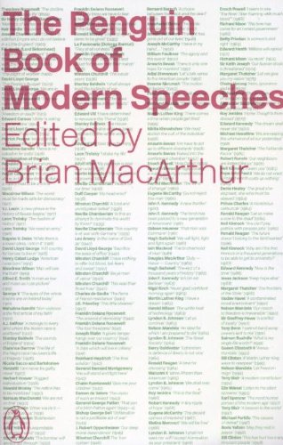 The Penguin Book of Modern Speeches