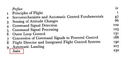 Automatic Flight Control