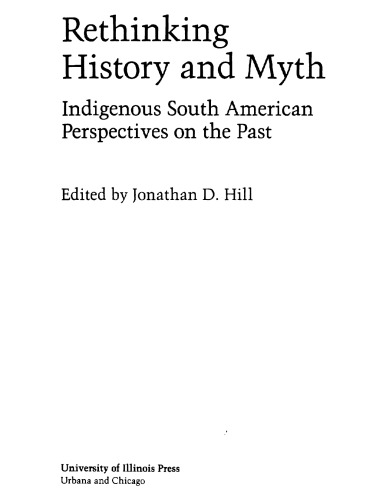 Rethinking History and Myth