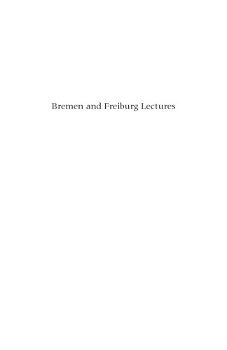 Bremen and Freiburg Lectures