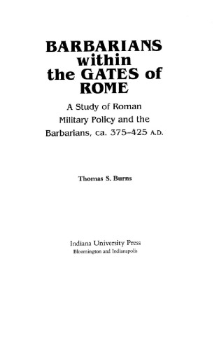 Barbarians Within the Gates of Rome