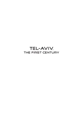 Tel-Aviv, the First Century