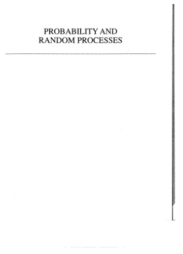 Probability and Random Processes