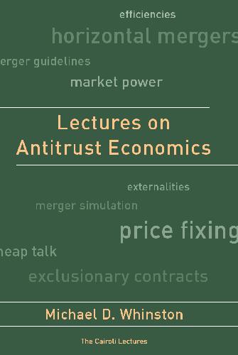 Lectures on Antitrust Economics