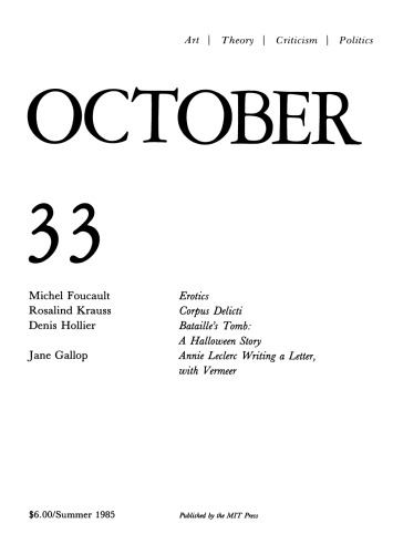 October journal No.33 Summer (1985)