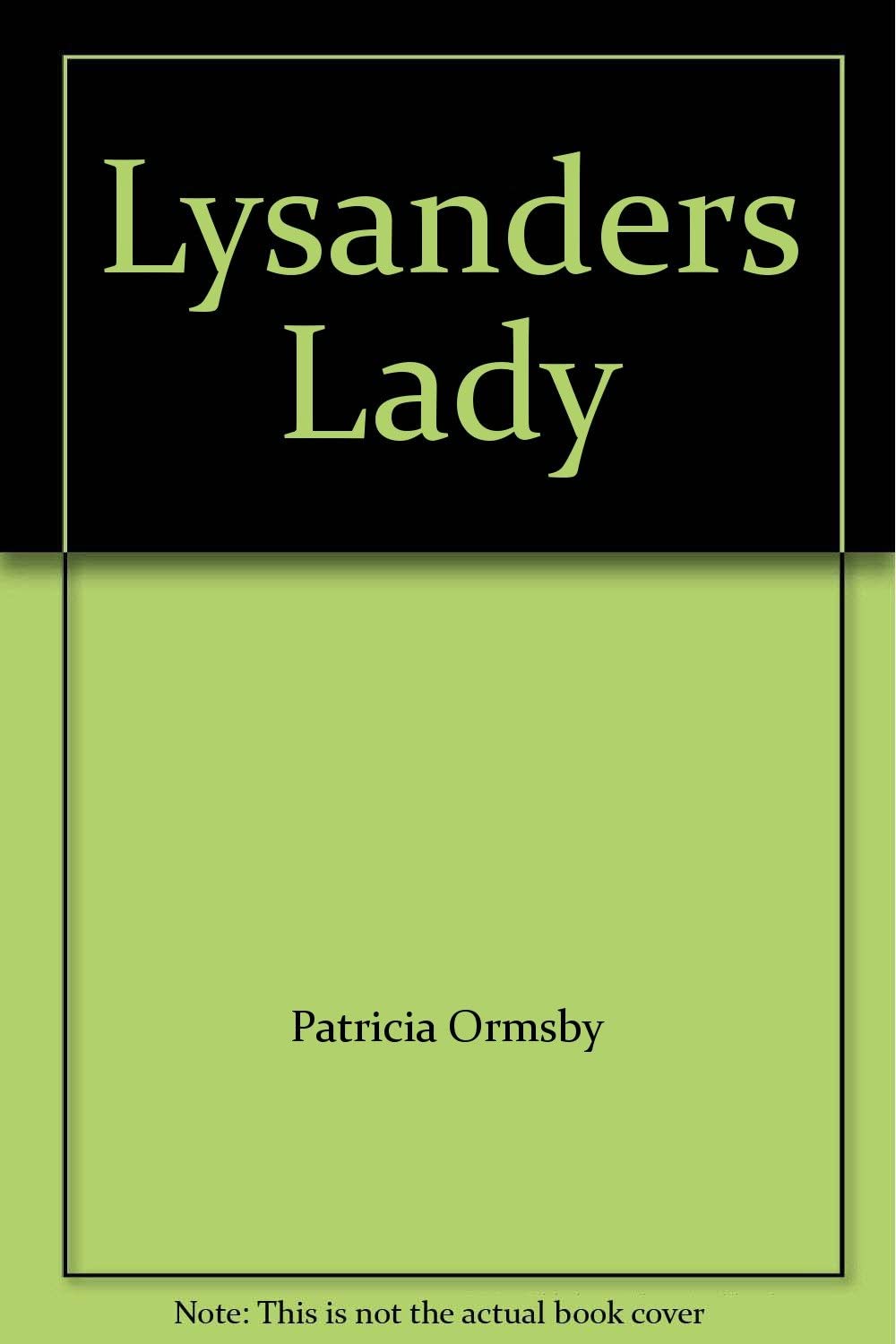 Lysanders Lady