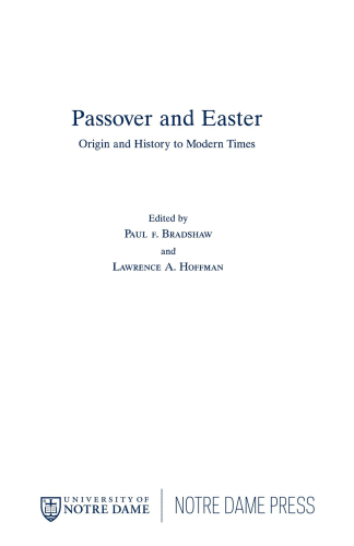 Passover and Easter