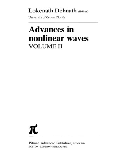 Advances in Nonlinear Waves