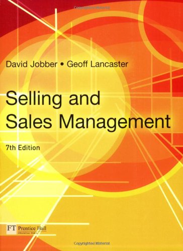 Selling and Sales Management