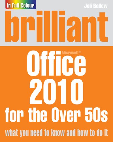 Brilliant Officemicrosoft 2010 for the Over 50s