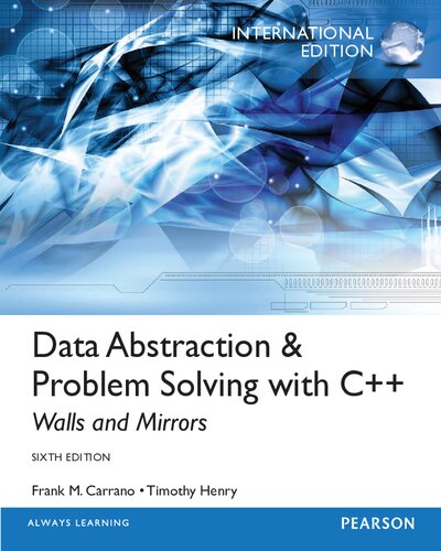 Data Abstraction &amp; Problem Solving with C++