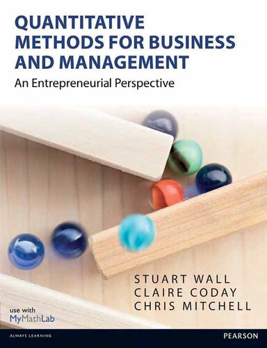 Quantitative Methods for Business and Management