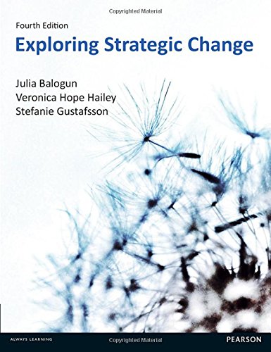 Exploring Strategic Change 4th Edn