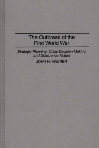 The Outbreak of the First World War