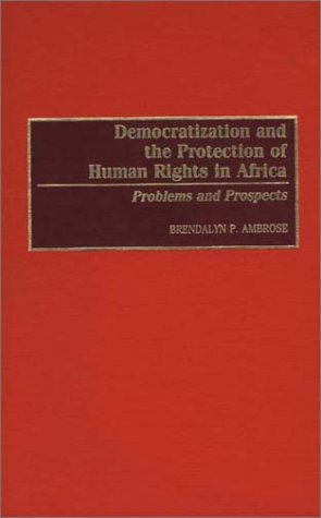 Democratization And The Protection Of Human Rights In Africa