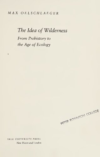 The Idea of Wilderness