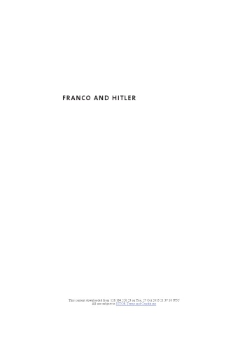 Franco and Hitler