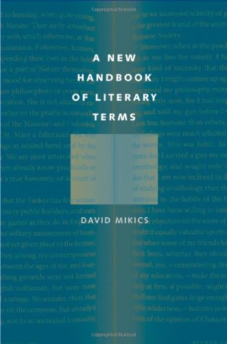 A New Handbook of Literary Terms