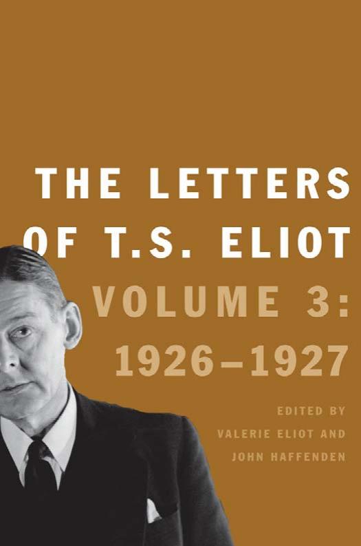 The Letters of T. S. Eliot