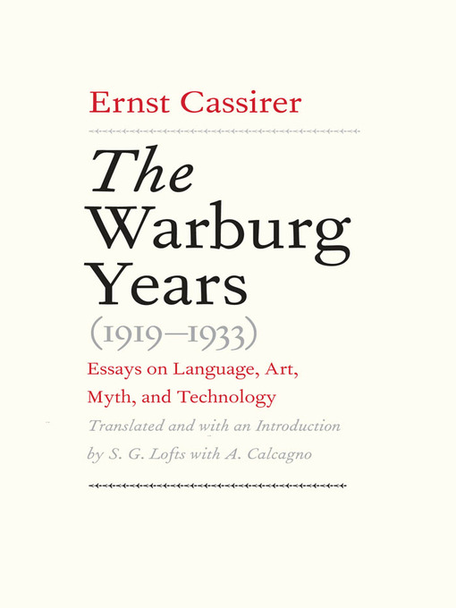 The Warburg Years (1919-1933)