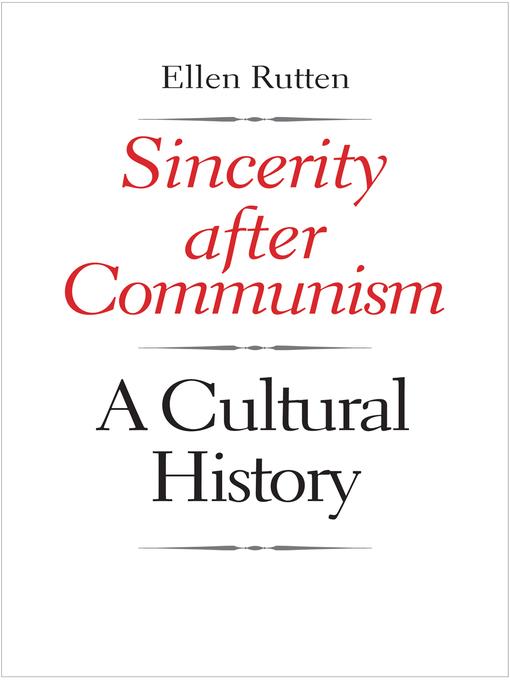 Sincerity after Communism