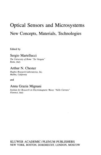 Optical Sensors and Microsystems