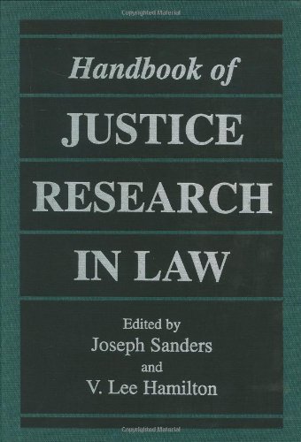 Handbook of justice research in law