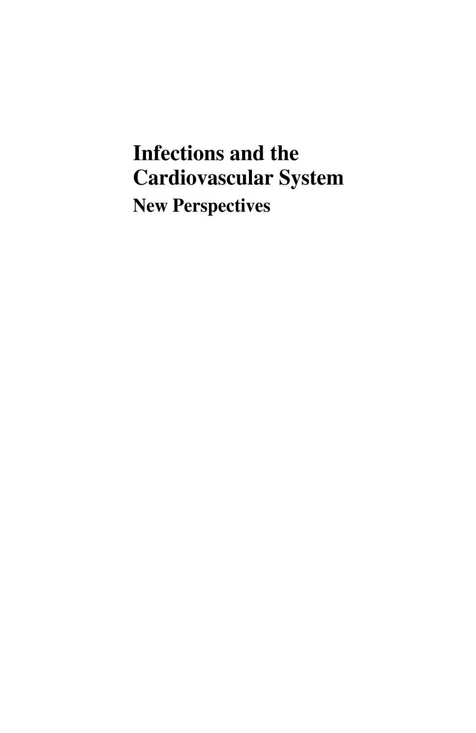 Infections and the Cardiovascular System