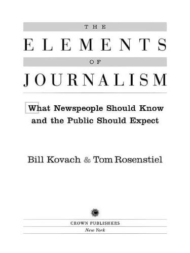 The Elements of Journalism