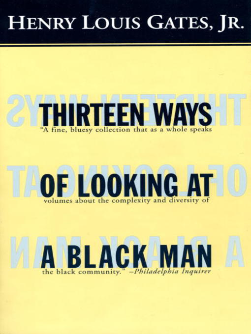 Thirteen Ways of Looking at a Black Man