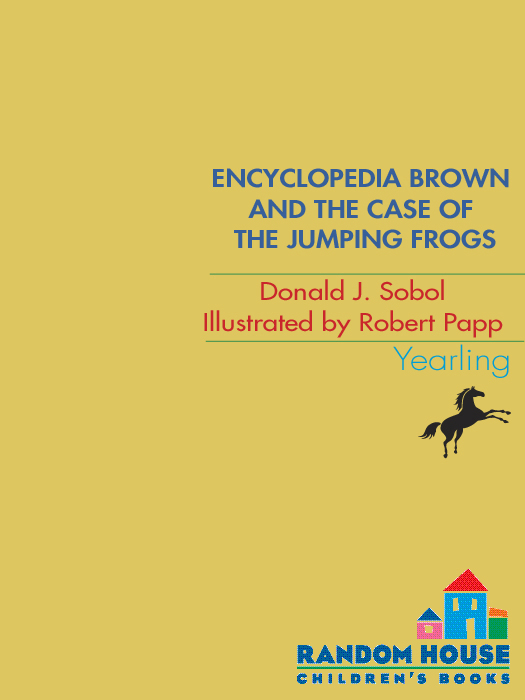 Encyclopedia Brown and the Case of the Jumping Frogs