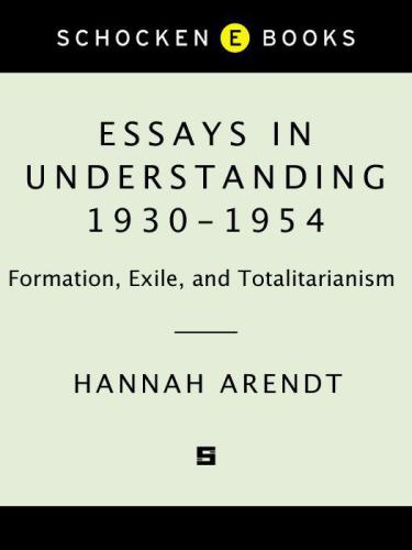 Essays in Understanding, 1930-1954