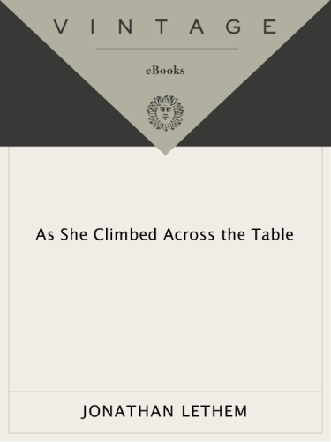 As She Climbed Across the Table