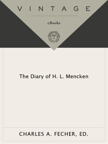 Diary of H. L. Mencken