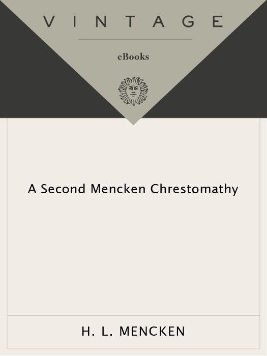 Second Mencken Chrestomathy