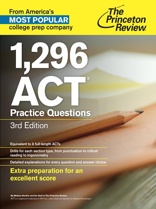 1,296 ACT Practice Questions