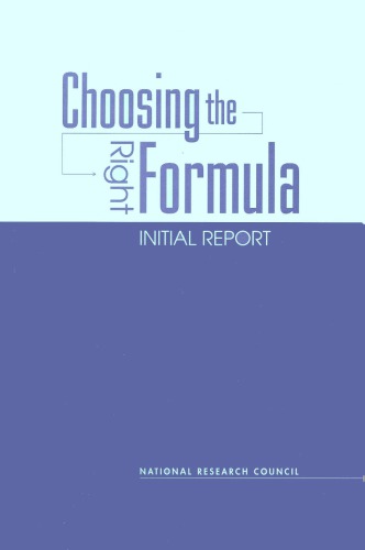 Choosing the Right Formula